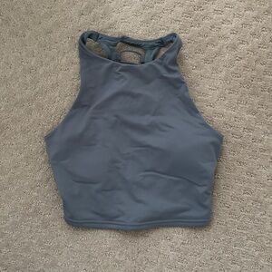 ALO YOGA | Movement Bra Crop Top Tank | Blue